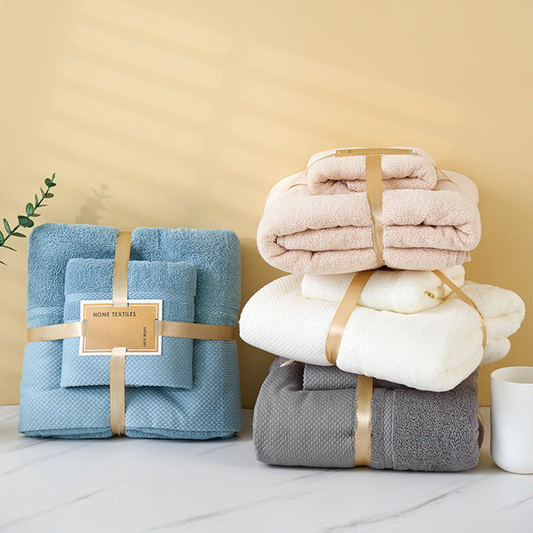 Beige Soft And Absorbent Towel Set Bath Wrap For Ultimate Comfort Towels & Washcloths