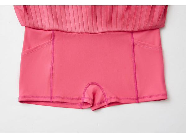 High Waist Purple Pleated Skirt | Built In Shorts To Prevent Exposure Suitable For Yoga Badminton And Golf Size Xs Activewear Skirts & Skorts