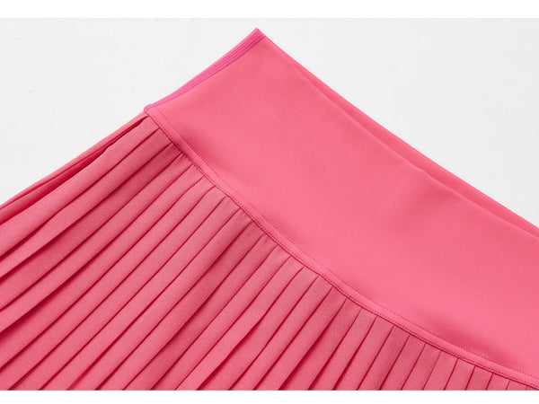High Waist Purple Pleated Skirt | Built In Shorts To Prevent Exposure Suitable For Yoga Badminton And Golf Size Xs Activewear Skirts & Skorts