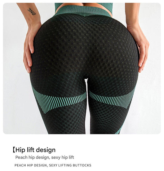 Elosung 1 Sets Of Black+Red High Waist Yoga For Women Sports Bra Long Sleeve Shirt & Leggings 3 Piece Workout Size Women Leggings