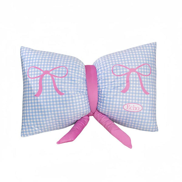 Cute Butterfly Knot Pillow Soft Bed Seat Cushion Decorative Throw 65 X 40Cm Pillows