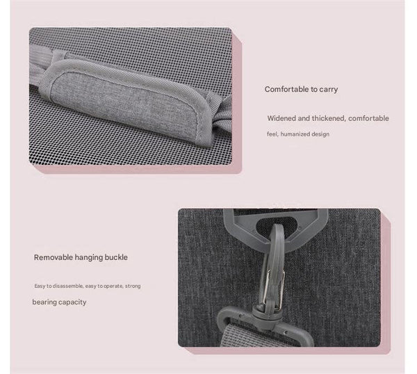 Blue Pet Travel Carrier Bag Foldable Durable And Comfortable For Small Dogs & Cats 40Cmx25cmx25cm Pet Transport