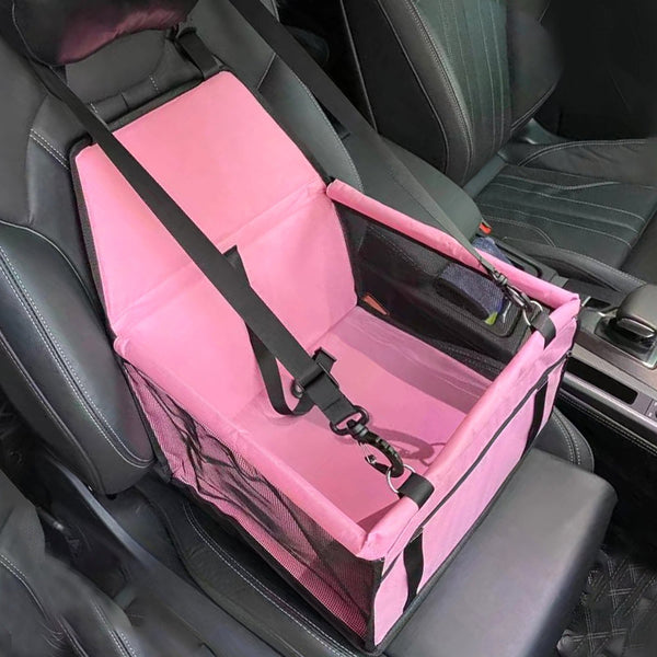 Pink Pet Car Seat For Dogs Cats Cove Travel Carrier With Safety Belt Pet Transport
