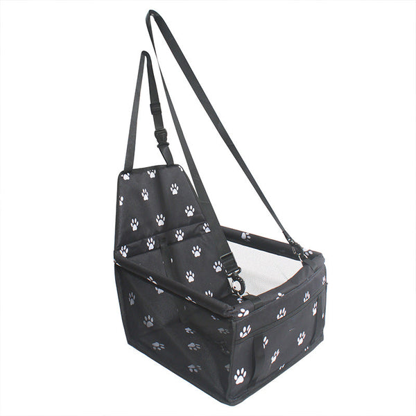 Red Portable Pet Car Seat For Dogs And Cats Adjustable Car Seat Cover Pet Travel Car Carrier With Safety Belt Pet Transport