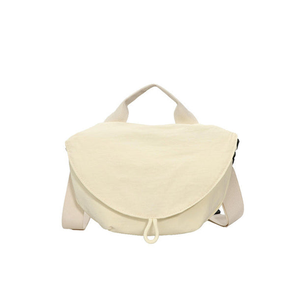 Off White Trendy Crescent Crossbody Bag Unique Design Shoulder 29X6x17cm Women's Bags & Handbags
