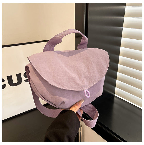 Purple Trendy Crescent Crossbody Bag Unique Design Shoulder 29X6x17cm Women's Bags & Handbags