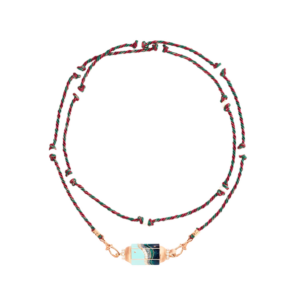 Veile Studios Mystical Tarot Charm Necklace Boho Pendant Ocean Pattern Necklaces & Pendants