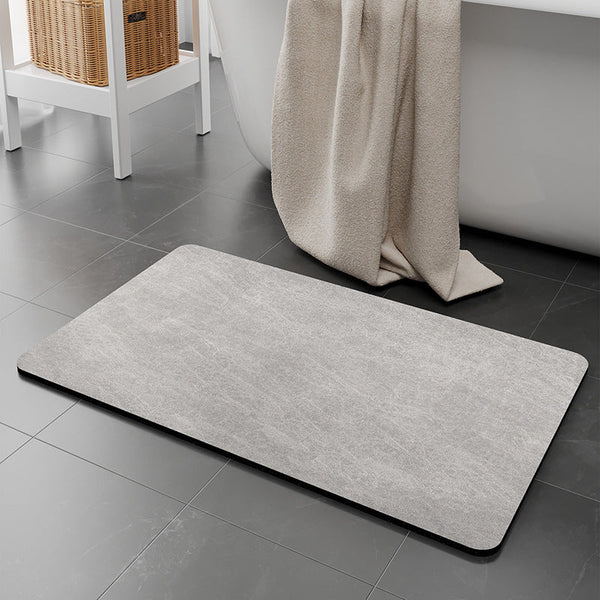 2 Pcs Grey Quick Dry Absorbent Non Slip Bath Rug For Bathroom Kitchen And Entryway 40X60cm Bath Mats Rugs & Toilet Covers