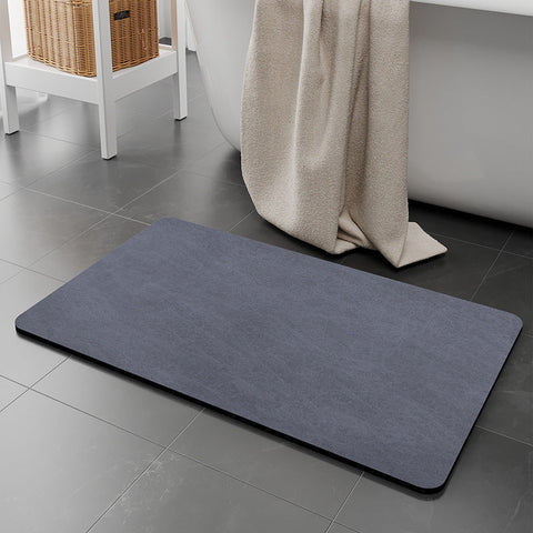 2 Pcs Blue Quick Dry Absorbent Non Slip Bath Rug For Bathroom Kitchen Entryway 40X60cm Bath Mats Rugs & Toilet Covers