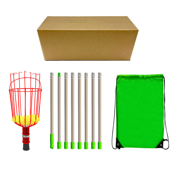 Fruit Picking Tool With Telescopic Pole Stainless Steel 3.2M Other Garden Hand Tools & Equipment