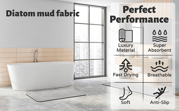 2Pcs Black And White Geometric Pattern Quick Dry Absorbent Non Slip Bath Rug Bathroom Kitchen Entryway 40X60cm Bath Mats Rugs & Toilet Covers