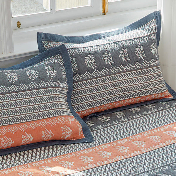 Elosung Snowflake Soft Cotton Gauze Pillowcase Set Breathable Non Slip Extra Large Core Not Included 56X80cm Pillow Cases