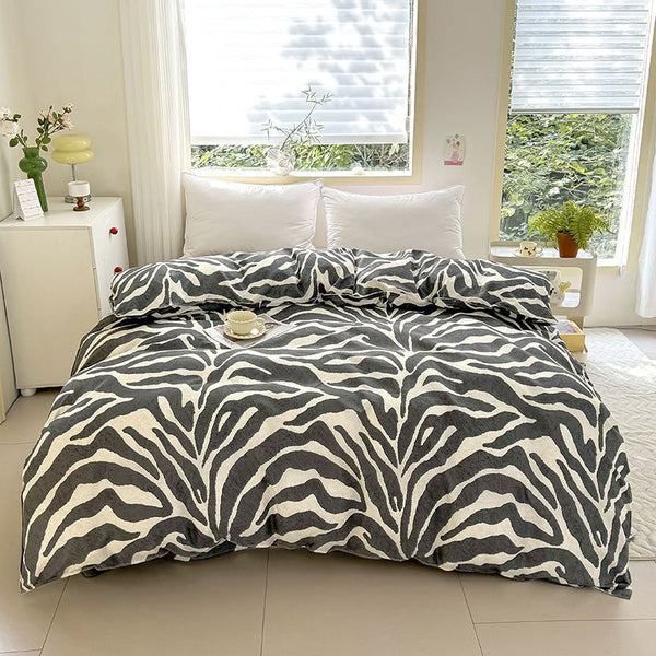 Leopard Duvet Cover 3 Piece Bedding Set With Corner Ties Quilt 200Cm X 230Cm Pillowcase 51 92Cm Quilt Covers