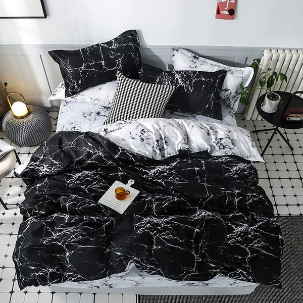 Smudge Pattern Duvet Cover 3 Piece Bedding Set With Corner Ties Quilt 200Cm X 230Cm Pillowcase 51 92Cm Quilt Covers