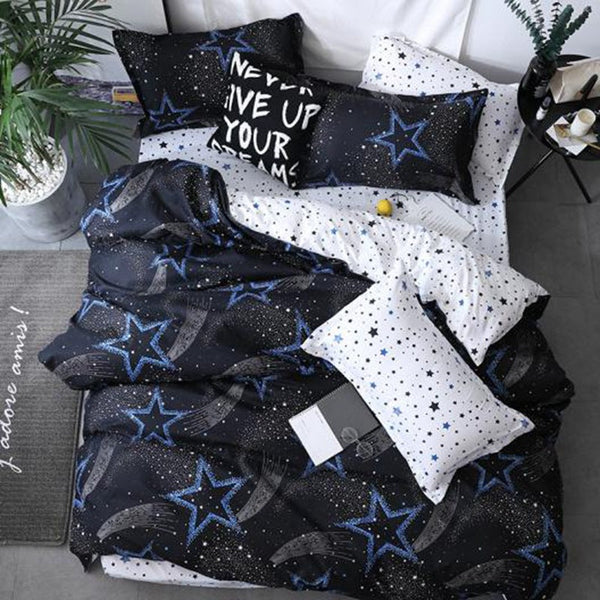 Elosung Starry Duvet Cover 3 Piece Set (With Corner Ties)Quilt 230Cm X Pillowcase 51 92Cm Quilt Covers