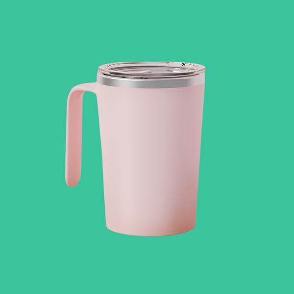 Automatic Mixing Coffee Cup Stainless Steel Magnetic Stirrer Handle Style Straws & Stirrers