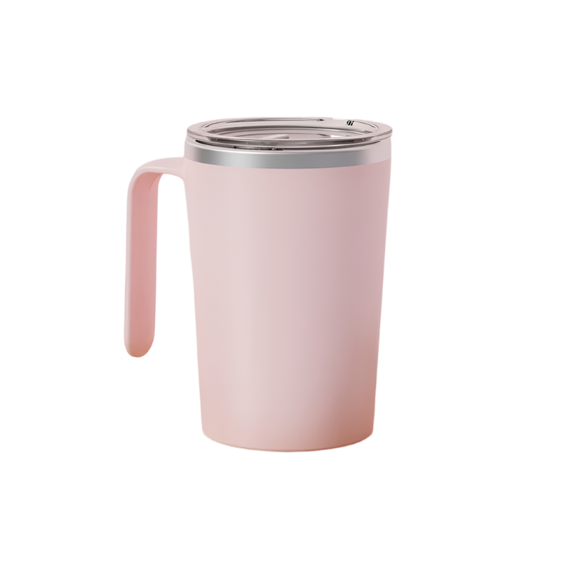 Automatic Mixing Coffee Cup Stainless Steel Magnetic Stirrer Handle Style Straws & Stirrers