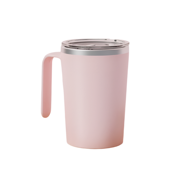 Automatic Mixing Coffee Cup Stainless Steel Magnetic Stirrer Handle Style Straws & Stirrers