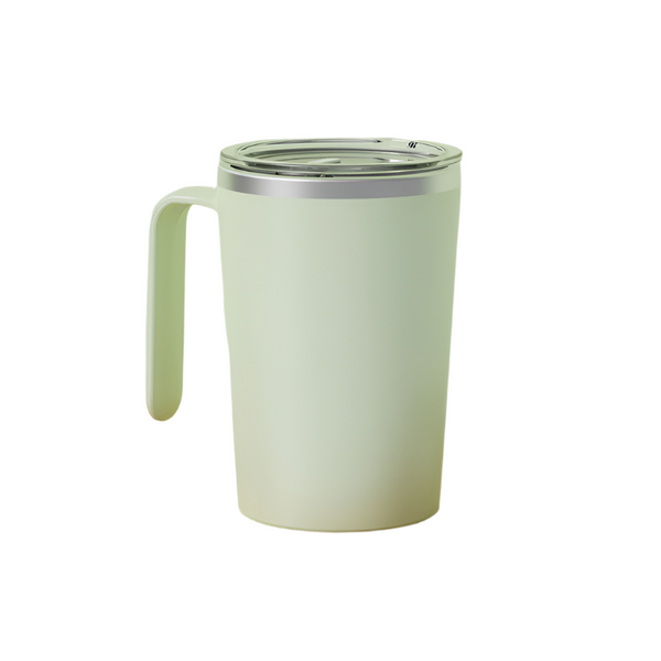 Automatic Mixing Coffee Cup Stainless Steel Magnetic Stirrer Handle Style Straws & Stirrers