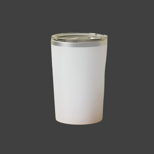 White Automatic Mixing Coffee Cup Stainless Steel Magnetic Stirrer(No Handle) Mugs