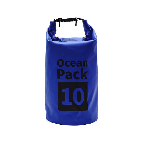Elosung Blue 10L Waterproof Dry Bag Pvc Mesh Rafting Swimming Backpack Dry Bags