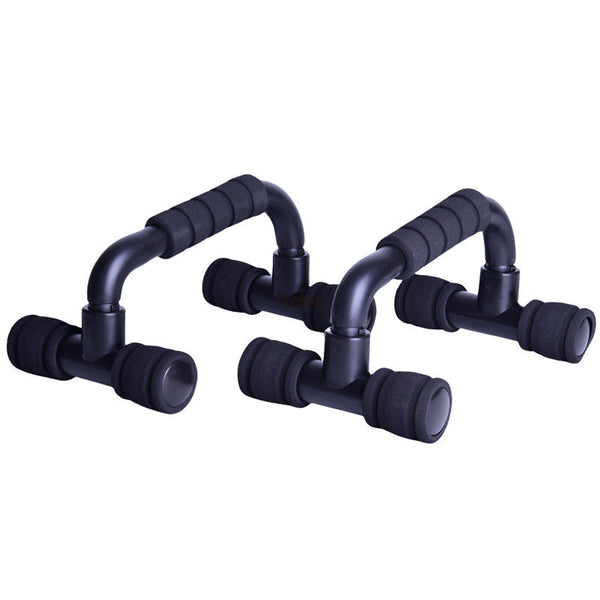 Black Push Up Support Brackets For Home Fitness Stability Bars Upper Body Training Push Up Stands