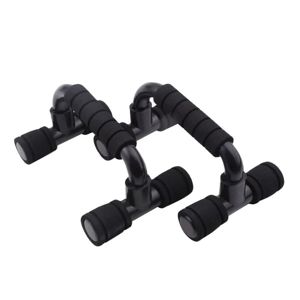 Black Push Up Support Brackets For Home Fitness Stability Bars Upper Body Training Push Up Stands