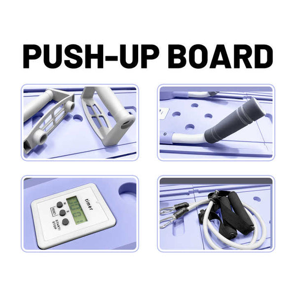 Black Foldable Multi Functional Abdominal Trainer – Home Workout Fitness Board Abdominal Machines