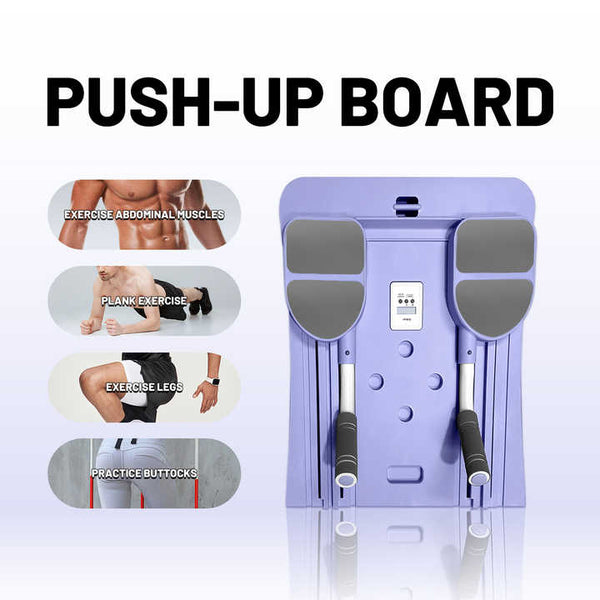 Black Foldable Multi Functional Abdominal Trainer – Home Workout Fitness Board Abdominal Machines