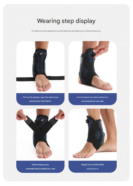 Elosung 1 Pair Black Pink Adjustable Ankle Brace Compression Support For Running Sports And Recovery Orthotics Braces & Sleeves