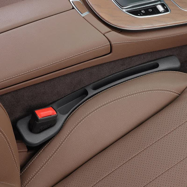 Black Car Seat Gap Filler 2 Pieces Interior Storage Organizer For Front Seam Other Car Interior
