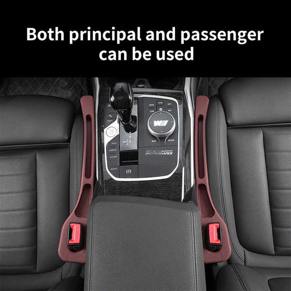 Black Car Seat Gap Filler 2 Pieces Interior Storage Organizer For Front Seam Other Car Interior