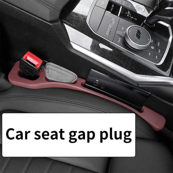 Black Car Seat Gap Filler 2 Pieces Interior Storage Organizer For Front Seam Other Car Interior