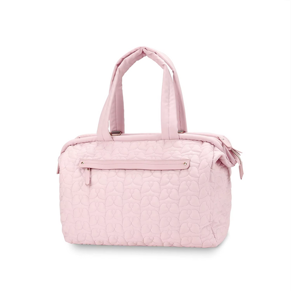 Blue Quilted Pattern Large Capacity Mummy Bag Stylish Baby Diaper For Moms Stroller With Multiple Compartments Nappy Bags