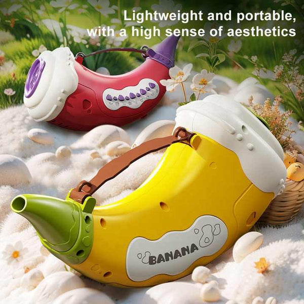 Yellow Interactive Animal Sound Whistle Horn For Kids Lung Capacity Training 30+ Effects Toy Educational Toys