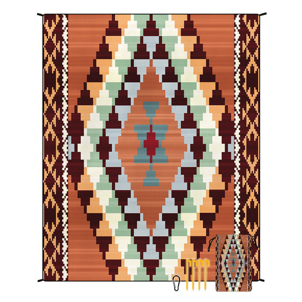 Style Std 00 17 Brown Quick Dry Beach Mat Sand Proof Waterproof Outdoor Picnic Blanket Compact Lightweight Picnic Rugs