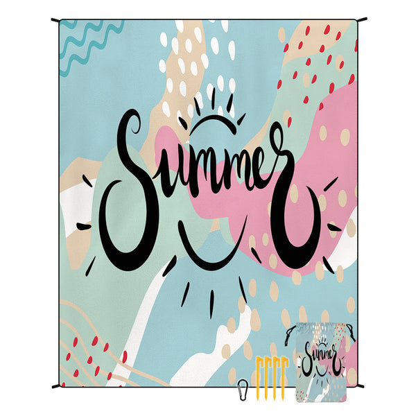 Style Std 001 23 Colorful Quick Dry Beach Mat Sand Proof Waterproof Outdoor Picnic Blanket Compact & Lightweight Picnic Rugs