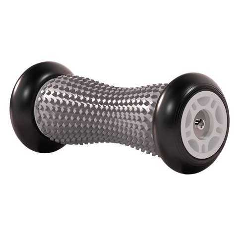 Grey And Black Foot Massage Roller Plantar Fasciitis & Muscle Relief Tool Massagers
