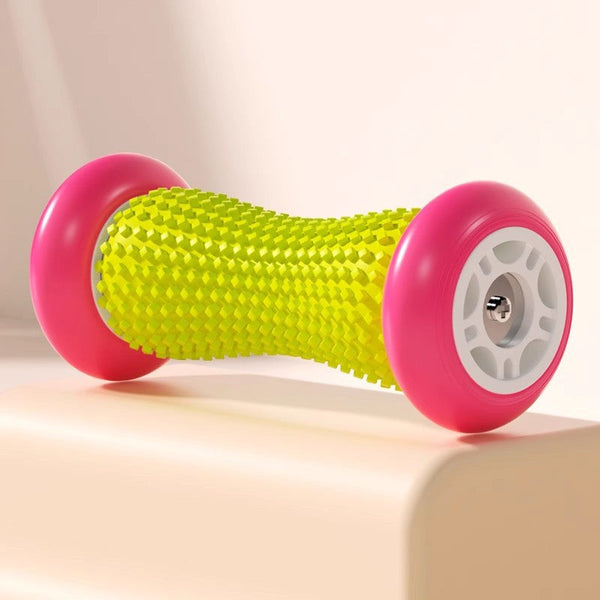 Green Pink Foot Massage Roller Plantar Fasciitis & Muscle Relief Tool Massagers