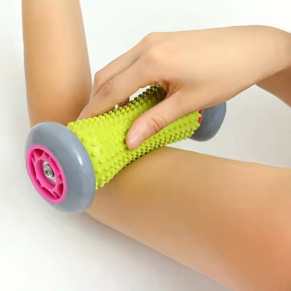 Green Pink Foot Massage Roller Plantar Fasciitis & Muscle Relief Tool Massagers