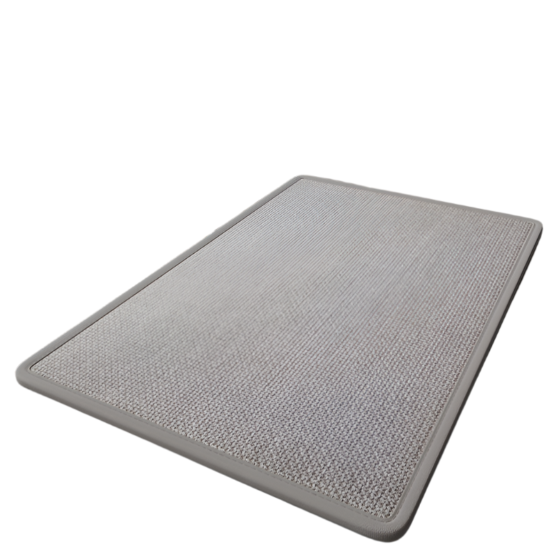 Grey Quick Dry Bathroom Rug Non Slip Pvc Foam Super Absorbent 40X60cm Bath Mats Rugs & Toilet Covers