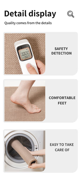 Brown Quick Dry Bathroom Rug Non Slip Pvc Foam Super Absorbent 50X80cm Bath Mats Rugs & Toilet Covers