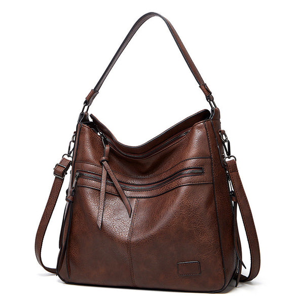 Coffee Spacious & Stylish Pu Leather Tote Bag Versatile Shoulder Crossbody Women's Bags & Handbags