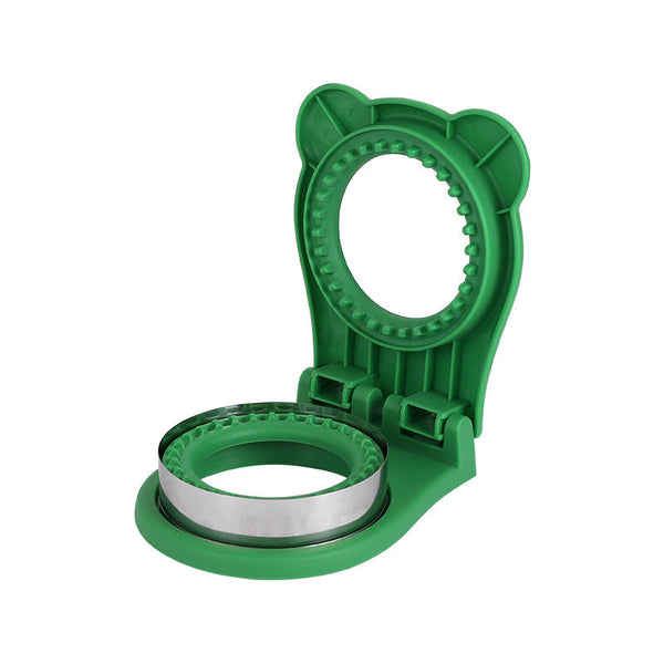 3 Pcs Red Round Sandwich Sealer Cutter Safe Hand Guard Diy Pocket Bread Mold Vacuum Sealers