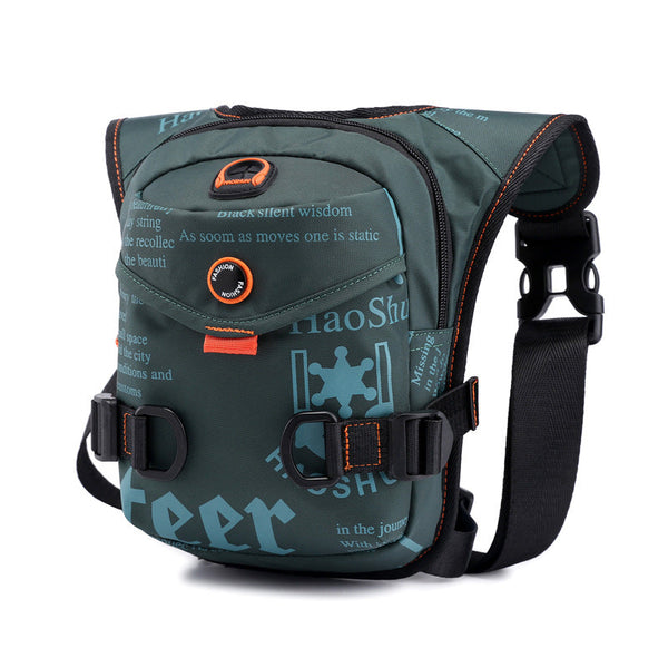 Dark Green Rugged Polyester Waist Pack Stylish Multi Compartment Crossbody Bag Outdoor Adventures Waist Packs & Bags