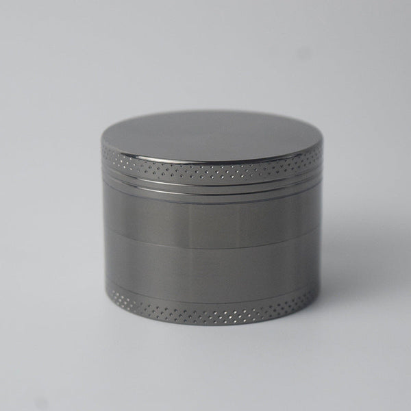 Black Premium 4 Layer Zinc Alloy Herb Grinder Magnetic Lid & Fine Grinding 63Mm 162G Other Kitchen Gadgets