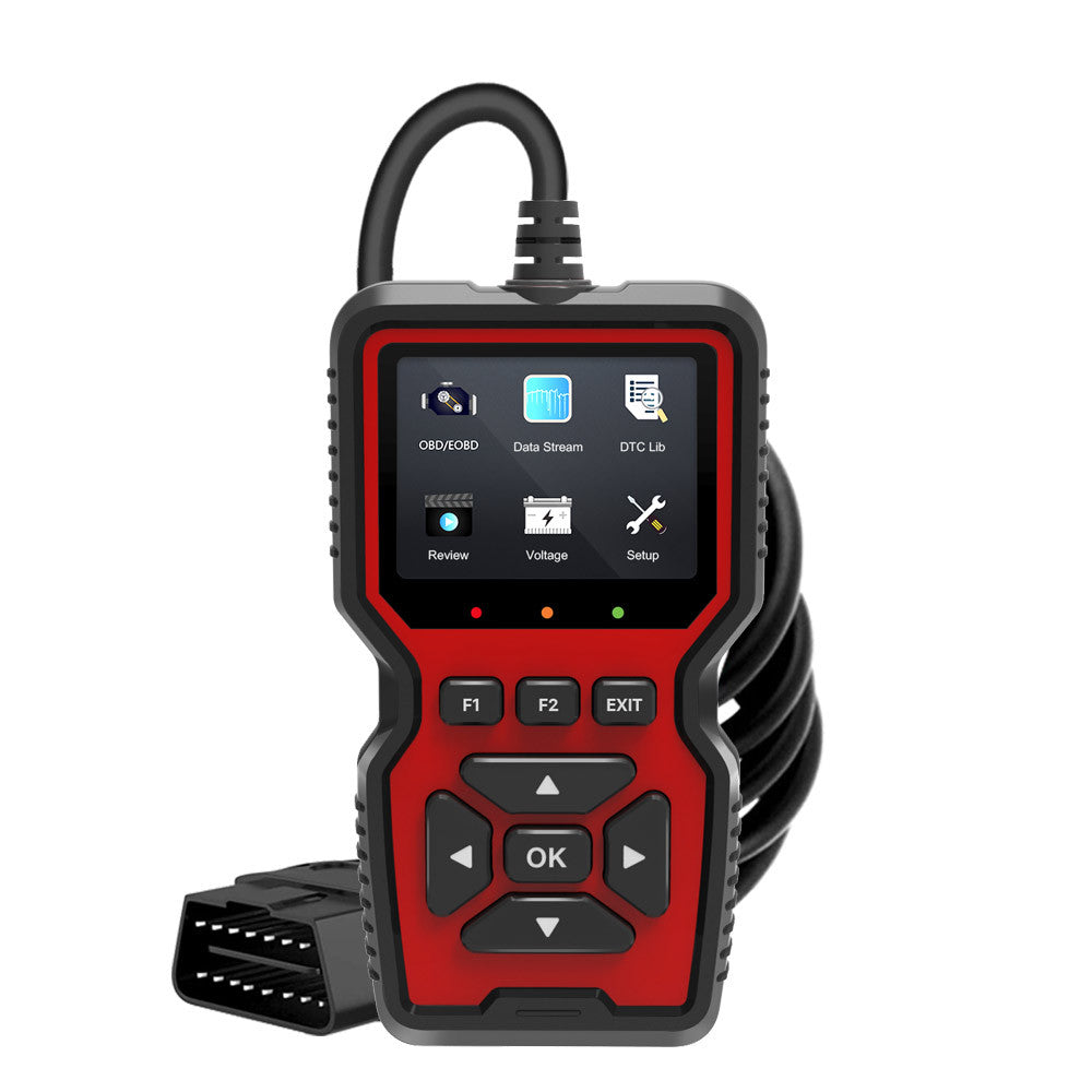 Black And Red Obd2 Scanner Car Diagnostic Tool Engine Fault Code Reader Code Readers & Scanners