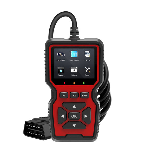 Black And Red Obd2 Scanner Car Diagnostic Tool Engine Fault Code Reader Code Readers & Scanners