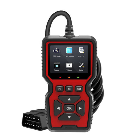 Black And Red Obd2 Scanner Car Diagnostic Tool Engine Fault Code Reader Code Readers & Scanners