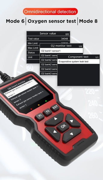 Black And Red Obd2 Scanner Car Diagnostic Tool Engine Fault Code Reader Code Readers & Scanners